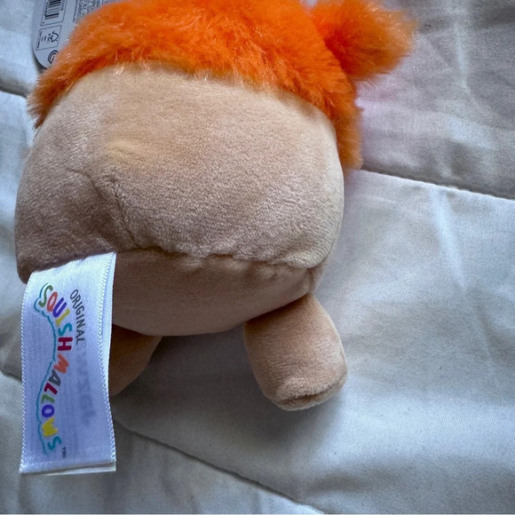 🆕🧡 Squishmallows Shasta the Orange Flower Bigfoot Clip 3.5” - Picture 2 of 7